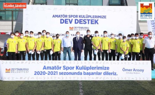 ZEYTİNBURNU BELEDİYESİ’NDEN AMATÖR SPOR KULÜPLERİNE DEV DESTEK