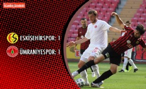 ÜMRANİYESPOR, ESKİŞEHİR’DEN 1 PUANLA DÖNDÜ