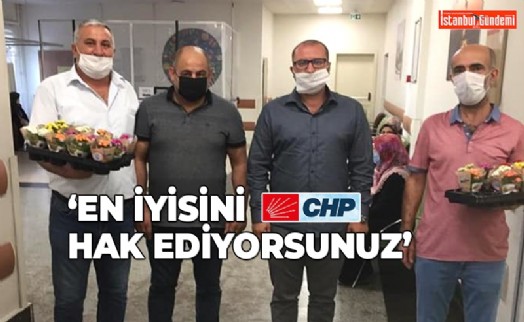 CHP GAZİOSMANPAŞA’DAN SAĞLIK ÇALIŞANLARINA ZİYARET