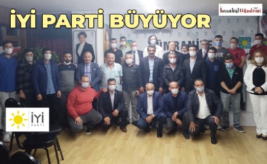 İYİ PARTİ ÜMRANİYE’DE YENİ ÜYELERE ROZETLERİ TAKILDI