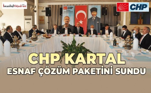 CHP KARTAL İLÇE BAŞKANLIĞI, ESNAF ODALARI İLE KAHVALTIDA BULUŞTU