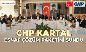 CHP KARTAL İLÇE BAŞKANLIĞI, ESNAF ODALARI İLE KAHVALTIDA BULUŞTU