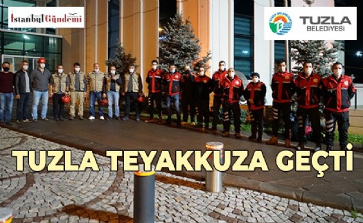 TUZLA BELEDİYESİ ARAMA KURTARMA EKİBİ İZMİR’DE