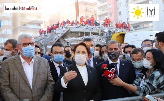 İYİ PARTİ GENEL BAŞKANI MERAL AKŞENER DEPREM BÖLGESİNDE