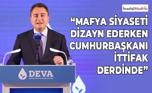 ALİ BABACAN’DAN MAFYA VE KORONAVİRÜS AÇIKLAMALARI