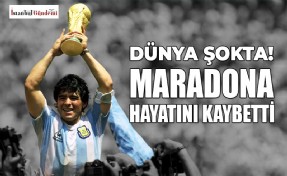 KALP KRİZİ GEÇİREN DİEGO MARADONA HAYATINI KAYBETTİ