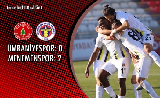 ÜMRANİYESPOR EVİNDE MAĞLUP