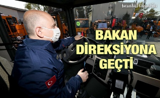 ULAŞTIRMA BAKANI KARAİSMAİLOĞLU YENİ ARAÇLARI TEST ETTİ