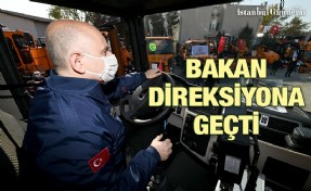 ULAŞTIRMA BAKANI KARAİSMAİLOĞLU YENİ ARAÇLARI TEST ETTİ