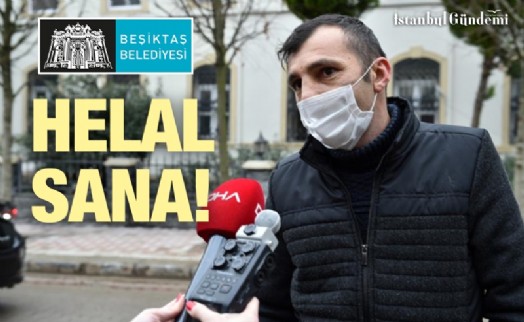 BEŞİKTAŞ’TA TEMİZLİK İŞÇİSİNDEN ALKIŞLANACAK HAREKET
