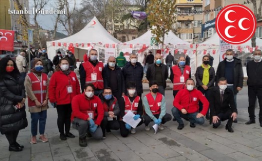 MHP SARIYER, KAN BAĞIŞI KAMPANYASI İLE KIZILAY’A DESTEK VERDİ