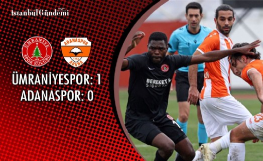 ÜMRANİYESPOR ERCAN'LA GÜLDÜ