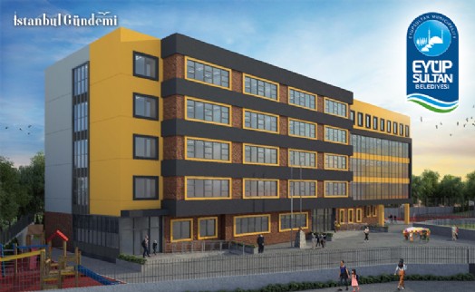 GÖKTÜRK’E YENİ YAPILACAK OKULUN TEMELİ ATILDI