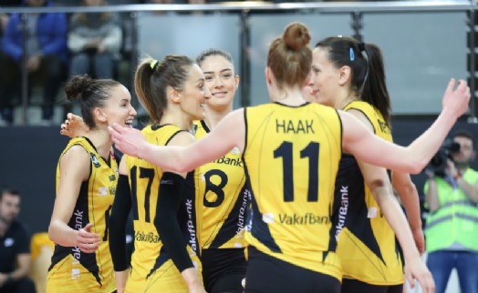 VAKIFBANK ÜST ÜSTE 11'İNCİ KEZ ÇEYREK FİNALDE