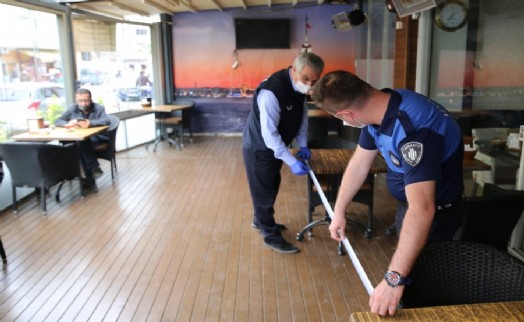 ÜMRANİYE ZABITASINDAN KAFE VE RESTORANLARA YENİ NORMAL HAYAT DENETİMİ