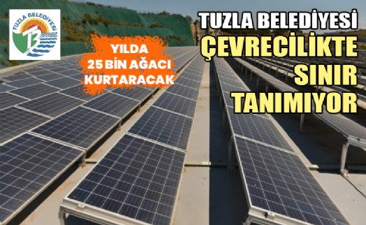 TUZLA BELEDİYESİ, KAMUNUN VE İSTANBUL’UN  EN BÜYÜK GÜNEŞ ENERJİSİ SANTRALİ’Nİ KURDU