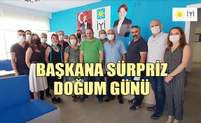 İYİ PARTİ MALTEPE İLÇE BAŞKANI YAĞIZ BAYRAKTAR'IN YAŞ GÜNÜ KUTLANDI