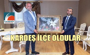 ÇEKMEKÖY BELEDİYESİ VE EDREMİT BELEDİYESİ ARASINDA KARDEŞ BELEDİYE PROTOKOLÜ İMZALANDI