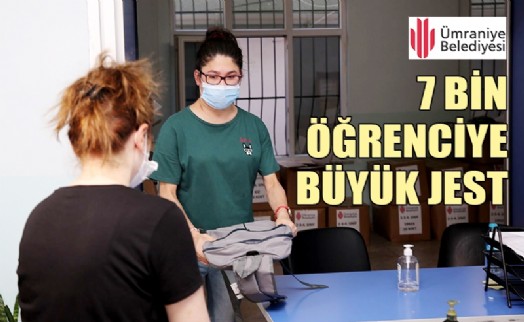 ÜMRANİYE BELEDİYESİ'NDEN ÖĞRENCİLERE DESTEK