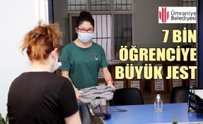 ÜMRANİYE BELEDİYESİ'NDEN ÖĞRENCİLERE DESTEK