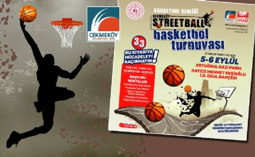 ÇEKMEKÖY'DE SOKAK BASKETBOLU TURNUVASI BAŞLIYOR