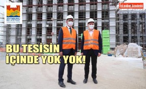 BAKAN KASAPOĞLU “TÜRKİYE’NİN EN BÜYÜK BUZ PİSTİ” İNŞAATINI ZİYARET ETTİ