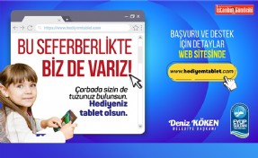 EYÜPSULTAN BELEDİYESİ’NDEN ‘HEDİYEM TABLET’ KAMPANYASI