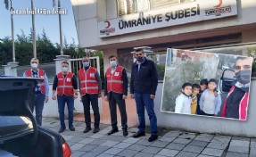 KIZILAY ÜMRANİYE YENİ YILA MUTLULUK DAĞITARAK GİRDİ