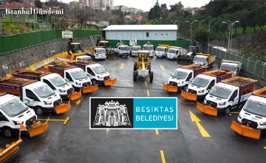 BEŞİKTAŞ BELEDİYESİ KARLA MÜCADELEDE GEREKLİ ÖNLEMLERİ ALDI