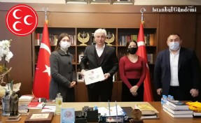 MHP ŞİŞLİ’DEN BİROL GÜR’E ZİYARET