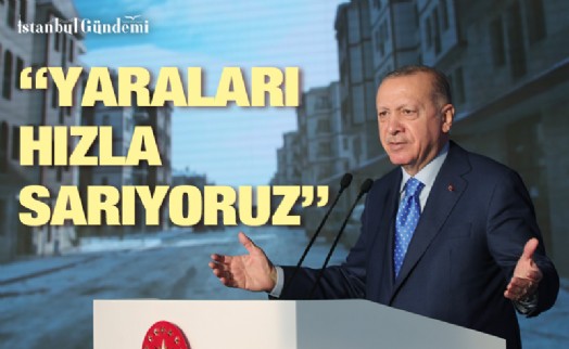 CUMHURBAŞKANI ERDOĞAN, ELAZIĞ DEPREMİNİN YILDÖNÜMÜNDE YENİ YAPILAN KONUTLARIN ANAHTARLARINI DAĞITTI