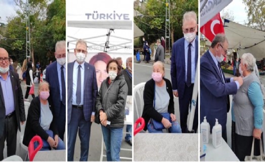 İYİ Parti Sarıyer, Halk Pazarı’nda vatandaşlarla buluştu
