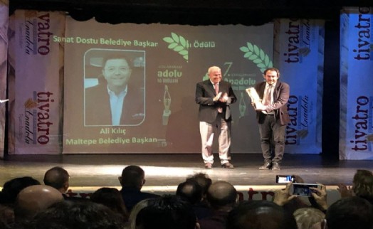 Başkan Kılıç, ‘Yılın Sanat Dostu Belediye Başkanı’ ödülüne layık görüldü