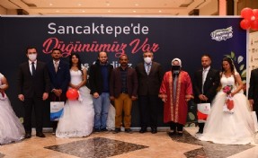 Sancaktepe’de Roman çiftlere toplu nikâh töreni