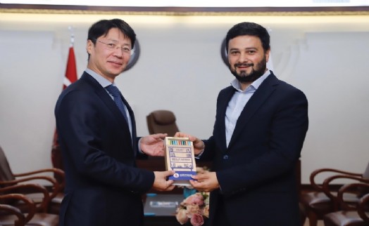 Moğolistan Başkonsolosu Sharav'dan Başkan Öztekin'e ziyaret