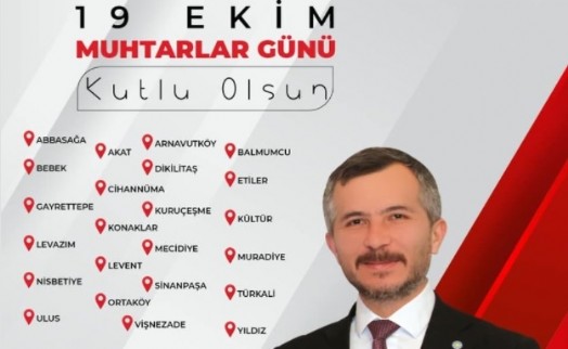 Başkan Buruşuk Muhtarlar Günü’nü kutladı