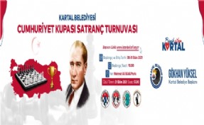Kartal Belediyesi 'Cumhuriyet Kupası Satranç Turnuvası' 30 Ekim’de başlıyor