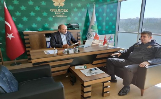 Çekmeköy İlçe Emniyet Müdürü Hüseyin Oğuz Namlı’dan Başkan Özlen’e iade-i ziyaret