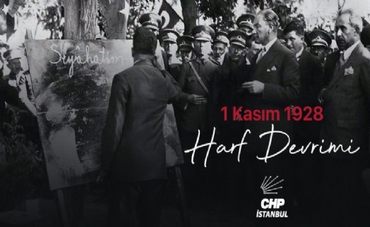 CHP Kartal Harf Devrimi’nin 93. yıldönümünü kutladı