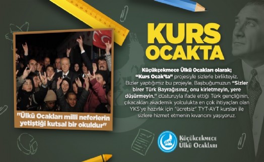 Küçükçekmece Ülkü Ocakları’ndan ‘Kurs Ocakta’ Projesi