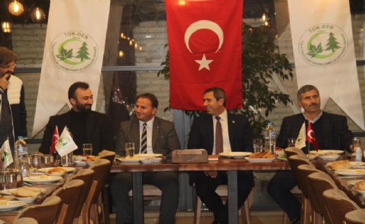 Başkan Erdem Doğruer, TOK-DER yemeğinde iş insanlarıyla buluştu