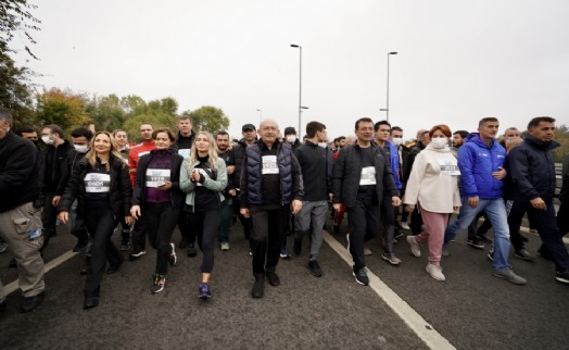 Kılıçdaroğlu ve Akşener 43. İstanbul Maratonu’na katıldı