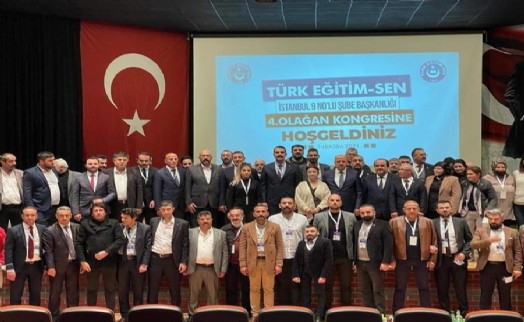 Başkan Uluç, TÜRK Eğitim-Sen 9 Nolu Şubenin 4. Olağan Genel Kurulu'ndaydı