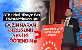 Baş: ‘‘Faizin haram olduğunu yeni mi öğrendin?’’