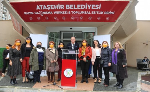 Ataşehir Belediyesi Kadın Dayanışma Merkezi hizmete açıldı