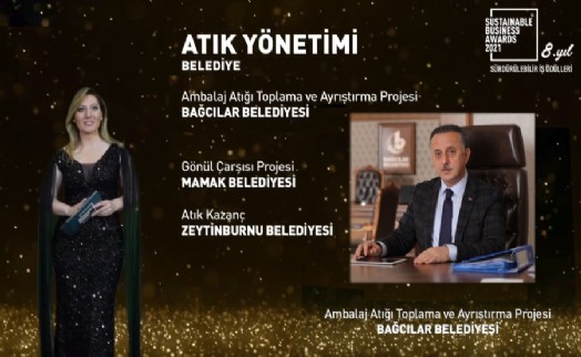 Atık Yönetimi ödülü Bağcılar’a geldi