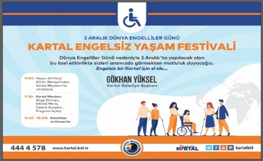 Kartal Belediyesi’nden “Engelsiz Yaşam Festivali”