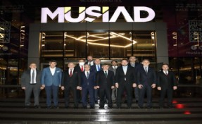 Davutoğlu MÜSİAD’ı ziyaret etti