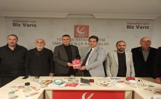 Ümraniye'de dikkat çeken buluşma! 'Saadet Partisi'nden Yeniden Refah'a Ziyaret'