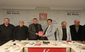 Ümraniye'de dikkat çeken buluşma! 'Saadet Partisi'nden Yeniden Refah'a Ziyaret'